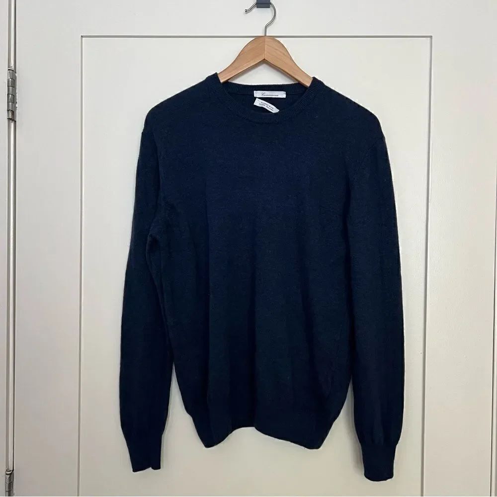 Camicissima Sweater Womens Large Blue Filato Italiano Cashmere Blend Italy